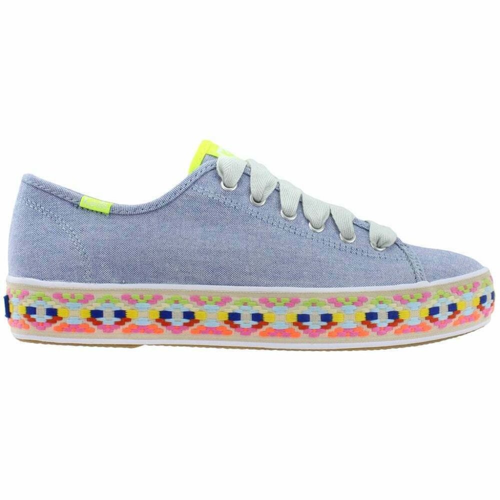 Keds Triple Kick Summer Jute Sneakers Embroidered